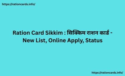Ration Card Sikkim
